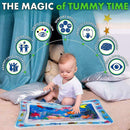 Sensory Water Mat Baby Toddler Squishy Tummy Play Crawl Time Inflatable Liq K5T3