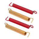 4x Electric Guitar Tremolo Bridge Springs Tremolo Springs Red + Golden