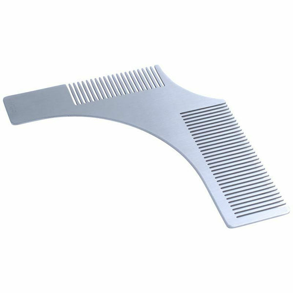 Stainless Steel Beard Styling Shaping Template Comb Facial Hair Tool M6L1