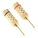 1 Pair of 2mm Banana Plugs Speaker Connector Plugs