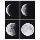 4x Canvas Oil Painting Lunar Phase Change Moon Abstract Art Painting Picture