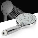 3Modes Water Saving Handheld Round Chrome ABS Bathroom Rainfall Shower Head A