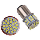 2x White Light 1156 50SMD 1206 LED Car Turn Signal Tail Stop Brake Backup LaA3C