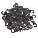 50pc Bicycle Rotating S-Hook Mountain Bike Brake Gear Buckle Cable Clips Holder