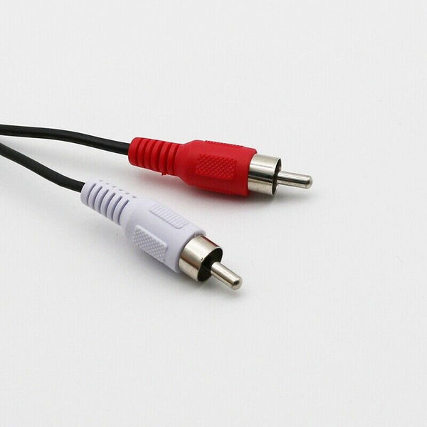 1.5M Usb A Male To 2X Rca Phono Male Av Cable Lead Pc Tv Aux Audio Video Ad H4J4