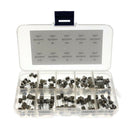 100PCS 1A 5V 10 Value Quick Blow Fusing Glass Fuse Tube 5X20mm Assortment