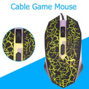 K1901 Gaming Mouse Gamer 1600DPI w/4 Buttons USB Computer Wired Silent Mice