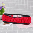 1PC Winter red soft warm plush velvet car steering wheel cover auto car decor JR