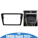 2Din Car Radio Panel Fascia for Skoda Rapid 2013 Stereo Fascia Frame Panel