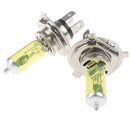 2pcs 55W H4 Halogen Bulb Yellow 3000K Headlight Glass Car Light Auto Lamp 3C