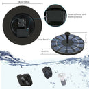 Solar Fountain with Battery Backup 2.5W Bird Bath Fountain Free Standing So