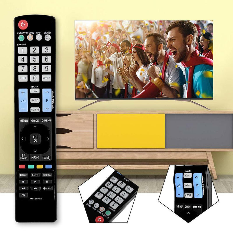 Replacement Remote Control for LG 42LE4500 AKB72914209 AKB74115502 AKB69680403