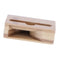 Sound Amplifier Speaker Stand Desk Sound Wooden Holder Beige