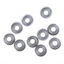 10pcs F686 F686ZZ Mini Metal Double Shielded Flanged Ball Bearings 6*13*5mm 3c