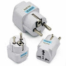 UK US AU to EU European Power Socket Plug Adapter Travel Converter Portable C9X0