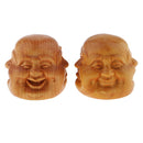 5pcs Wooden Erawan Buddha Head Statue