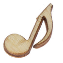 100Pcs/Pack 15mm Mix Wooden Cute Music Notes Handcrafts Wooden DecME