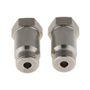 2 Pieces Stainless Steel M18*1.5mm O2 Oxygen Sensor Bung Extension Adapter