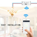 2200W 90-250V AC Remote Control Switch Module WIFI Wireless Smart Home Switch