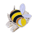 3X NOVELTY ANIMALS MAGNETIC GOLF BALL MARKER HAT CLIPS LITTLE BEE DOG & LADYBIRD
