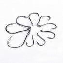 500pcs Assorted Sharpened Metal Fishing Hooks Tackle Lures Baits 10Size+Box LJ