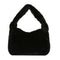 Women Winter Fur Handbag Plush Shoulder Underarm Bag Fashion Clutch (Black) A#S