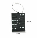 Foldable Games Durable Backgammon Chess Board Portable Magnificent PU Leather