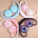 Small Hanging Neck Fan Mini Portable Hands-free Fan Neck Band Air Cooler