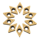 10X DCMT11T308 DCMT32.51 Lathe Carbide inserts Blades Set For CNC Milling Cutter