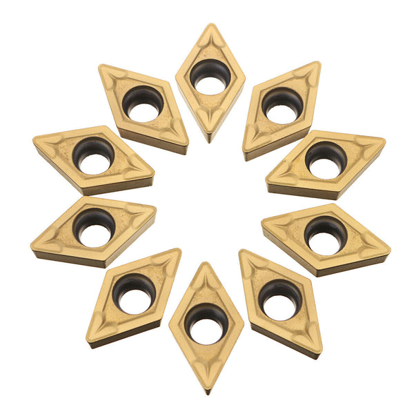 10X DCMT11T308 DCMT32.51 Lathe Carbide inserts Blades Set For CNC Milling Cutter