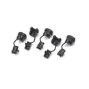 20pc 6N-4 Strain Relief Bushing SJT 18AWG T=0.5~1.6mm Nylon 66 Black N â„–[