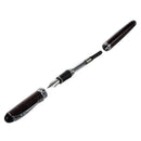 jinhao X750 Deep Red Pen Medium Fine Nib Ink Fountain Pen Office Business E6X3