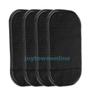 4Pcs Black Car Dashboard Magic Sticky Pad Anti-Slip Mat Grip Phone Key Holder