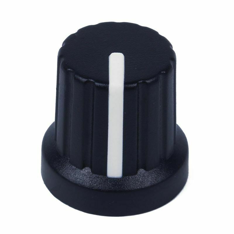 30pcs Black White Point Guitar Effect Pedal Knobs Amplifier Control Knobs