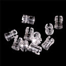 10PCS 3mm LED Light Emitting Diode Lampshade Protector Clear FT