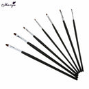 7pcs/set Nail Art Gel Design Pen PaInting Polish Brush Dotting Drawing To ZFH