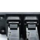 Marine Car RV Boat Truck 4 Gang Blue LED Rocker Switches Plastic Panel 12V