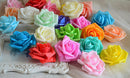 100xFoam Rose Heads Artificial Flower Floral for Wedding Decor ~Pink &White
