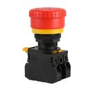 AC 600V 10A Red Sign Mushroom Emergency Stop Push Button Switch W5D1