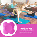 2pcs Yoga Knee Pad Wrist Elbows Balance Support Sprot Cushion (Rose Red)