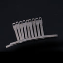 9pcs Stainless Steel Understring Radius Gauge+String Action Ruler+Pin Puller