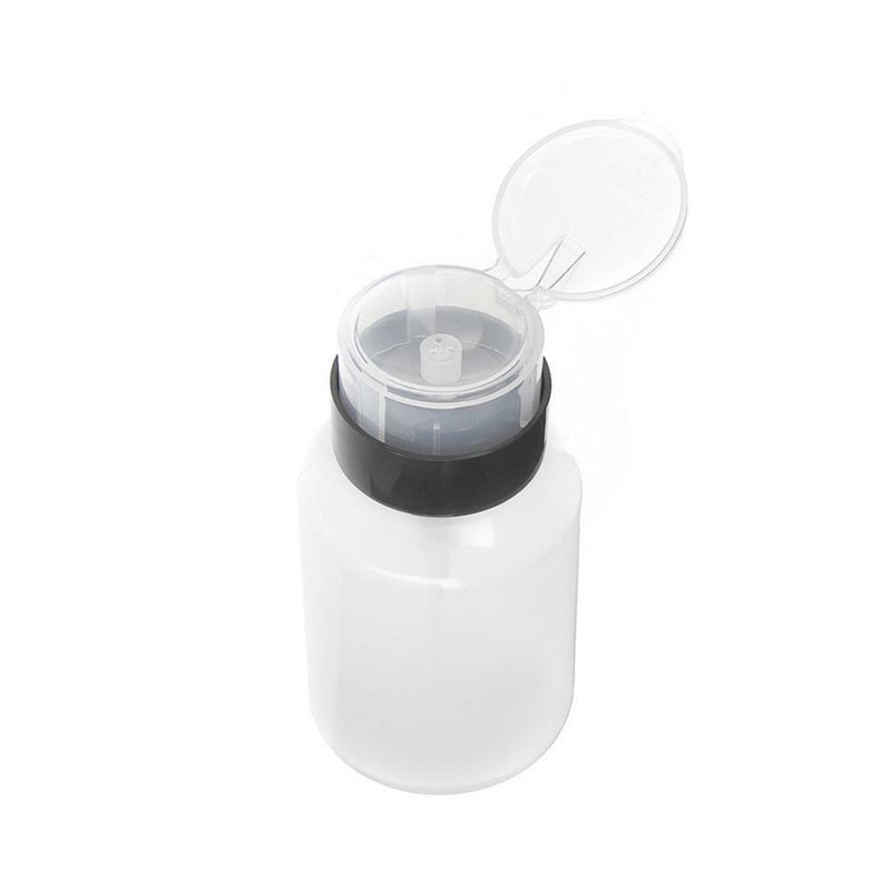 Plastic Pressed Pump Bottle Nail Polish Remover Dispenser Refillable Bottle210ml