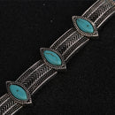 Ethnic Retro Style Statement Bohemian Turquoise Collar Choker Necklace S JR