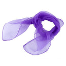 Lovely Fashion Plain Square Chiffon neck Scarf Head Scarves 70 cm x 70cm (L