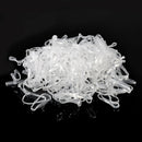Hot 500PC Mini Clear Rubber Hair Elastic Braids Plaits Braiding Hair Accessories