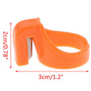 3x Plastic Sewing Thimble Ring with Blade Finger Thimble Thread Cutter Tool JR