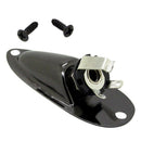 Black Boat Style 1/4inch Guitar Pickup Output Input Jack Plug Socket For Fd