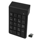 Numeric Keypad,18 Keys Wireless USB Number Pad Keyboard With 2.4G Mini USB