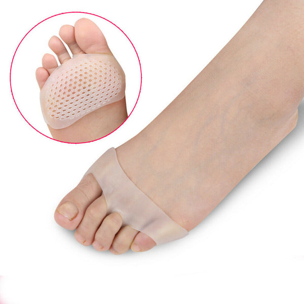 Silicone Gel Insoles Pads Cushions Forefoot Pain Support Front Feet Care A#S