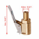 Car 8mm Tyre Wheel Tire Air Chuck Inflator Pump Valve Clip Clamp Connector A Ew